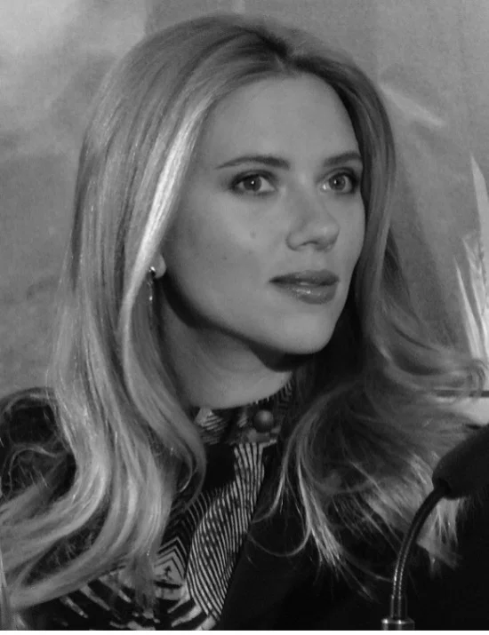 Scarlett Johansson, voice of the artificial intelligence Samantha in the film Her